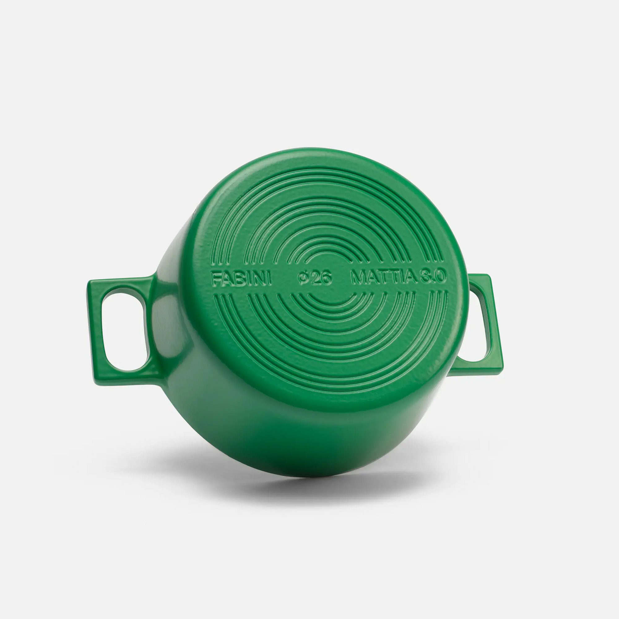 Lábas Mattia 3.0, ø 26 cm (5,5 l) - Zománcozott öntöttvas lábas fedővel, matt zöld