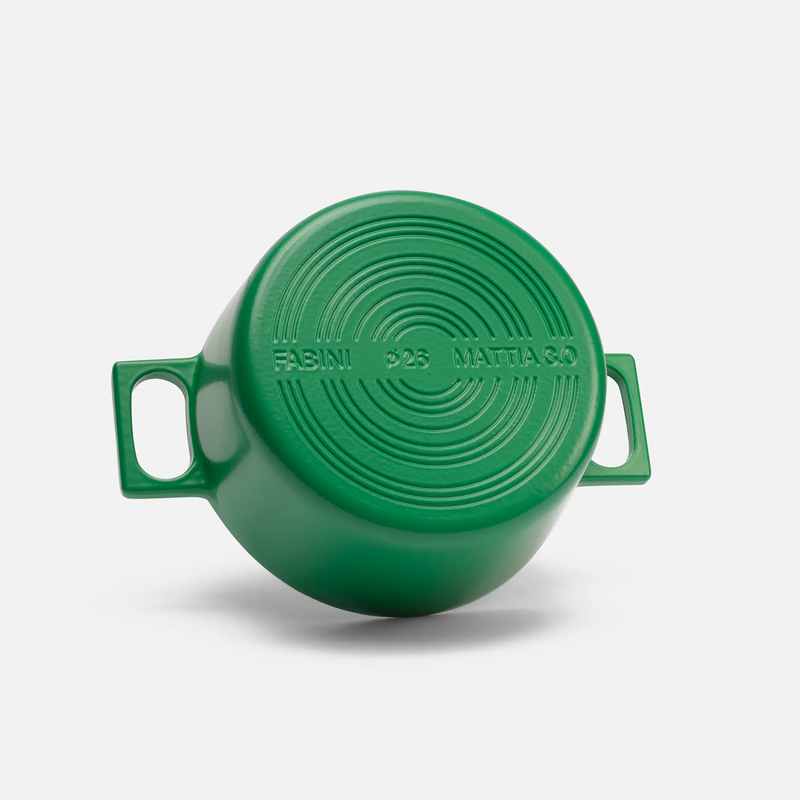 Lábas Mattia 3.0, ø 26 cm (5,5 l) - Zománcozott öntöttvas lábas fedővel, matt zöld