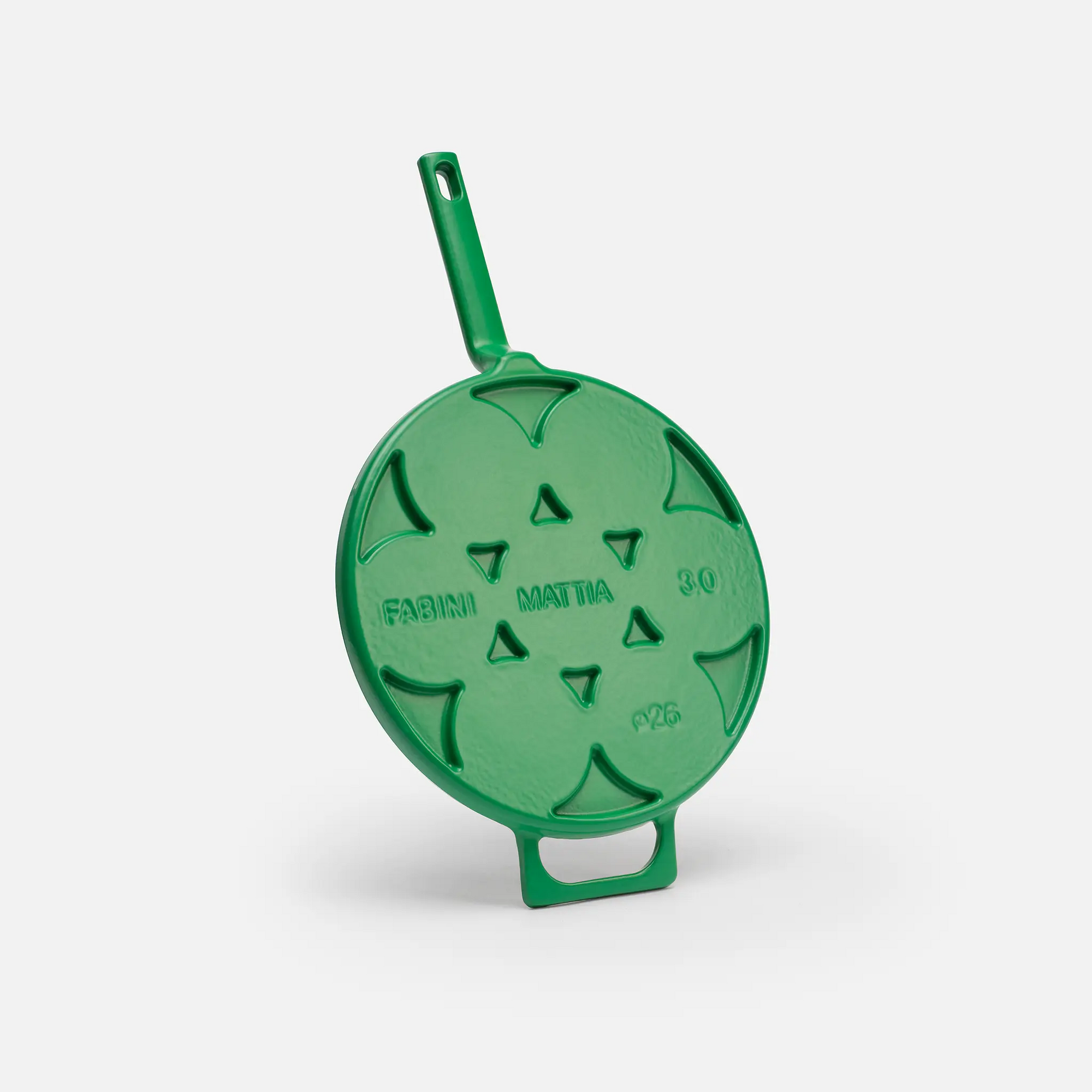 Palacsintasütő Mattia 3.0, ø 26 cm - Zománcozott öntöttvas palacsintasütő, matt zöld