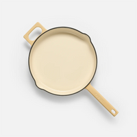 Serpenyő Mattia 3.0 Standard, ø 26 cm - Zománcozott öntöttvas serpenyő fedő nélkül, matt krém színű