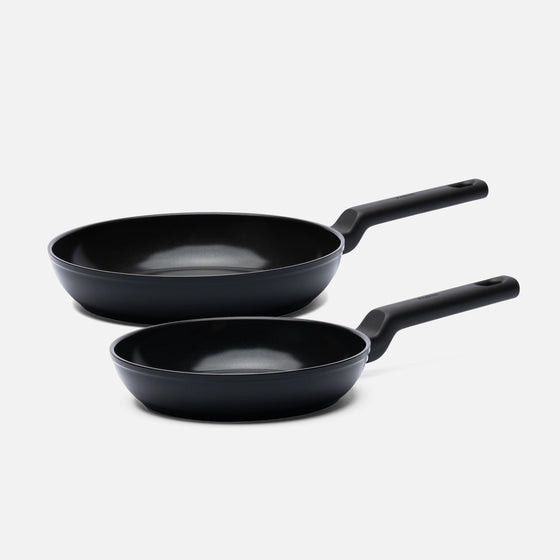 Serpenyő készlet Meda 5.0 Economy, ø 20 cm + ø 26 cm, 2 db - Tapadásmentes kerámia bevonatú serpenyők, fekete