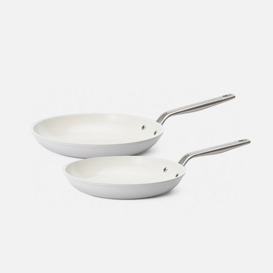 Serpenyő szett Meda 5.0 Pro, ø 24 cm + ø 28 cm, 2 db - Serpenyők tapadásmentes kerámia bevonattal, világosszürke
