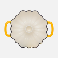 Kuglóf forma FABINI & Mirka van Gils, 3 l - Zománcozott öntöttvas kuglóf sütőforma, sárga