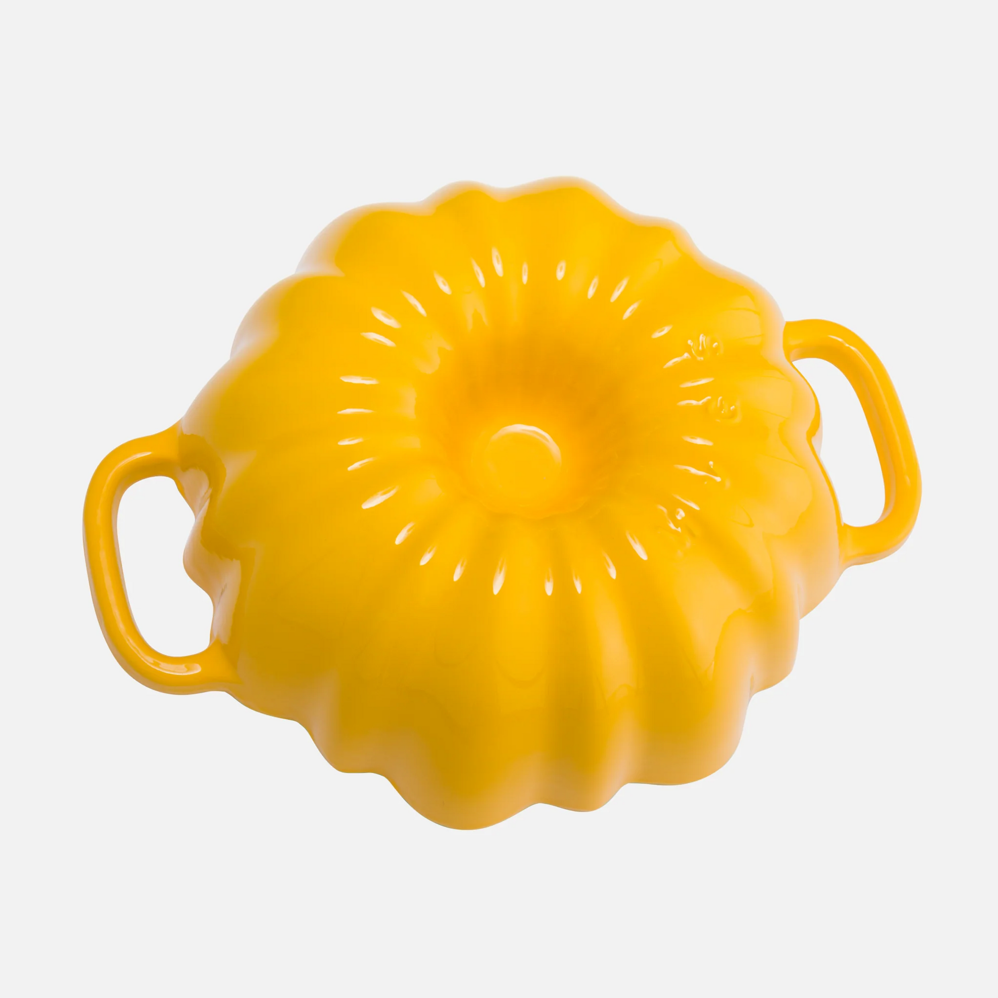 Kuglóf forma FABINI & Mirka van Gils, 3 l - Zománcozott öntöttvas kuglóf sütőforma, sárga