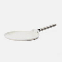 Palacsintasütő serpenyő Meda 5.0 Standard, ø 28 cm - Tapadásmentes kerámia bevonatú serpenyő fedő nélkül, krémszínű
