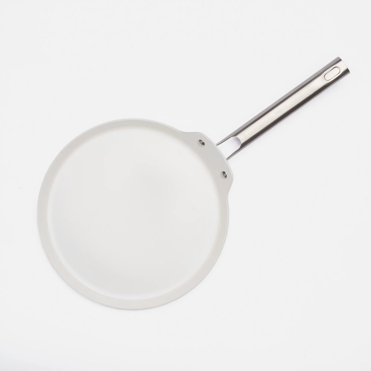 Palacsintasütő serpenyő Meda 5.0 Standard, ø 28 cm - Tapadásmentes kerámia bevonatú serpenyő fedő nélkül, krémszínű