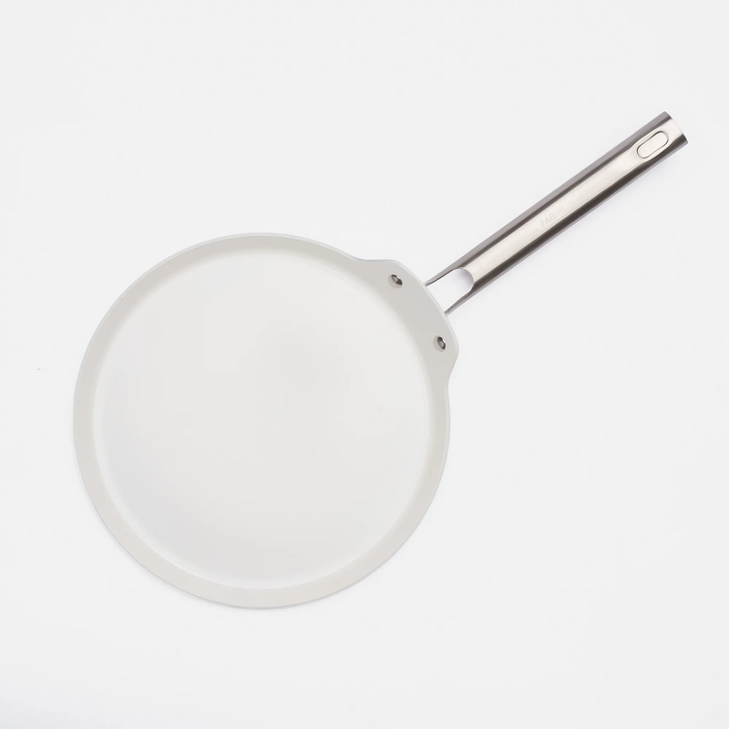 Palacsintasütő serpenyő Meda 5.0 Standard, ø 28 cm - Tapadásmentes kerámia bevonatú serpenyő fedő nélkül, krémszínű