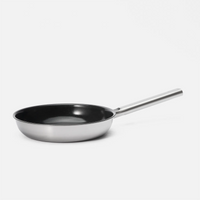 Serpenyő Lucca 4.0 Standard, ø 24 cm - Tapadásmentes, szegecs nélküli többrétegű rozsdamentes acél serpenyő kerámia bevonattal, fedő nélkül