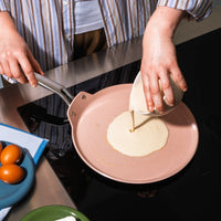 Palacsintasütő Meda 5.0 Pro, ø 28 cm - Tapadásmentes serpenyő kerámia bevonattal fedő nélkül, világosszürke