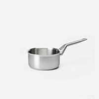 Nyeles lábas FABINI & Pohlreich 2.0, ø 16 cm (1,2 l) - Szegecs nélküli, többrétegű rozsdamentes acél nyeles lábas, fedővel
