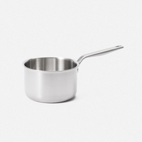 Nyeles lábas Lucca 4.0 Pro, ø 18 cm (2,5 l) - Szegecs nélküli nyeles lábas több rétegű rozsdamentes acélból, fedővel