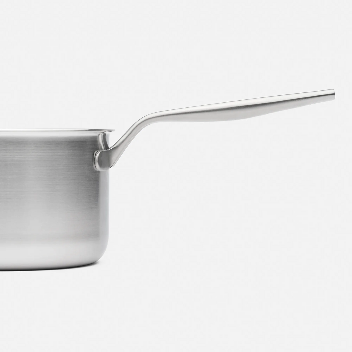 Nyeles lábas Lucca 4.0 Pro, ø 18 cm (2,5 l) - Szegecs nélküli nyeles lábas több rétegű rozsdamentes acélból, fedővel