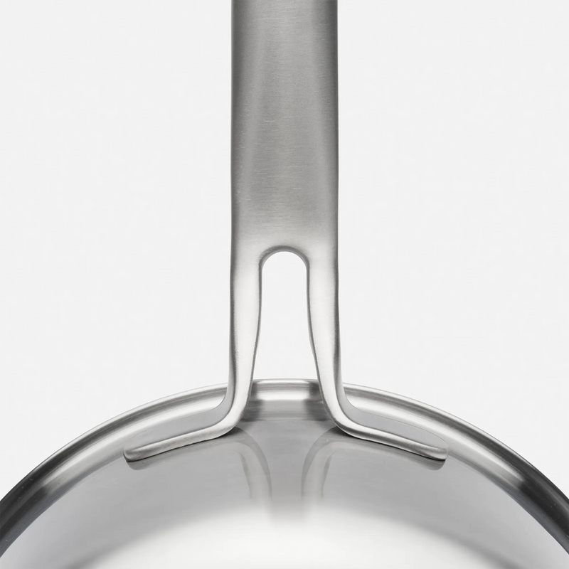 Nyeles lábas Lucca 4.0 Pro, ø 18 cm (2,5 l) - Szegecs nélküli nyeles lábas több rétegű rozsdamentes acélból, fedővel