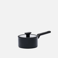 Nyeles lábas Meda 5.0 Economy, ø 16 cm (1,2 l) - Tapadásmentes kerámia bevonatú nyeles lábas fedővel, fekete