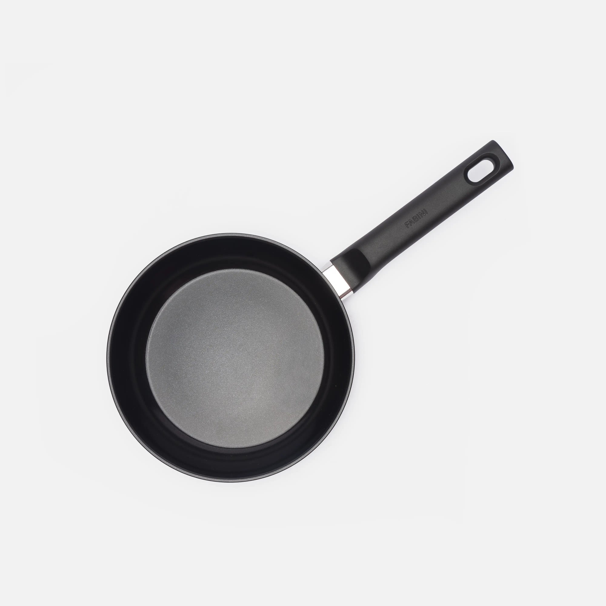 Nyeles lábas Meda 5.0 Economy, ø 16 cm (1,2 l) - Tapadásmentes kerámia bevonatú nyeles lábas fedővel, fekete