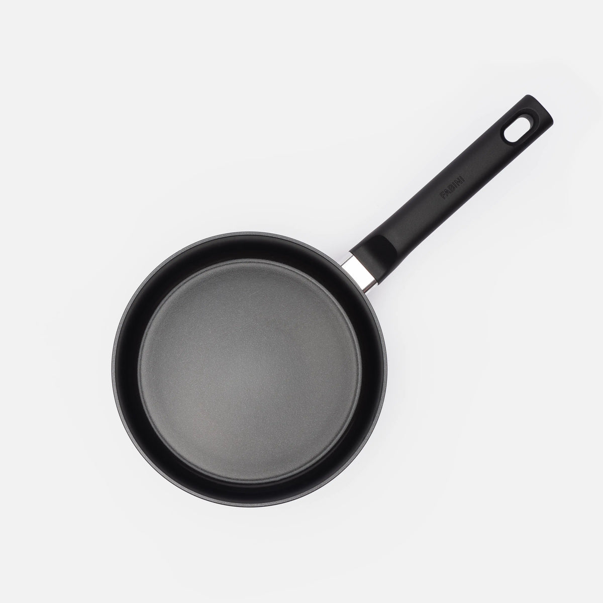 Nyeles lábas Meda 5.0 Economy, ø 20 cm (2,4 l) - Tapadásmentes kerámia bevonatú nyeles lábas fedővel, fekete