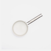 Nyeles lábas Meda 5.0 Pro, ø 16 cm (1,2 l) - Tapadásmentes nyeles lábas kerámia bevonattal fedővel, világosszürke
