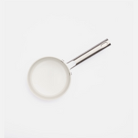 Nyeles lábas Meda 5.0 Standard, ø 16 cm (1,2 l) - Tapadásmentes kerámia bevonatú nyeles lábas fedővel, krémszínű
