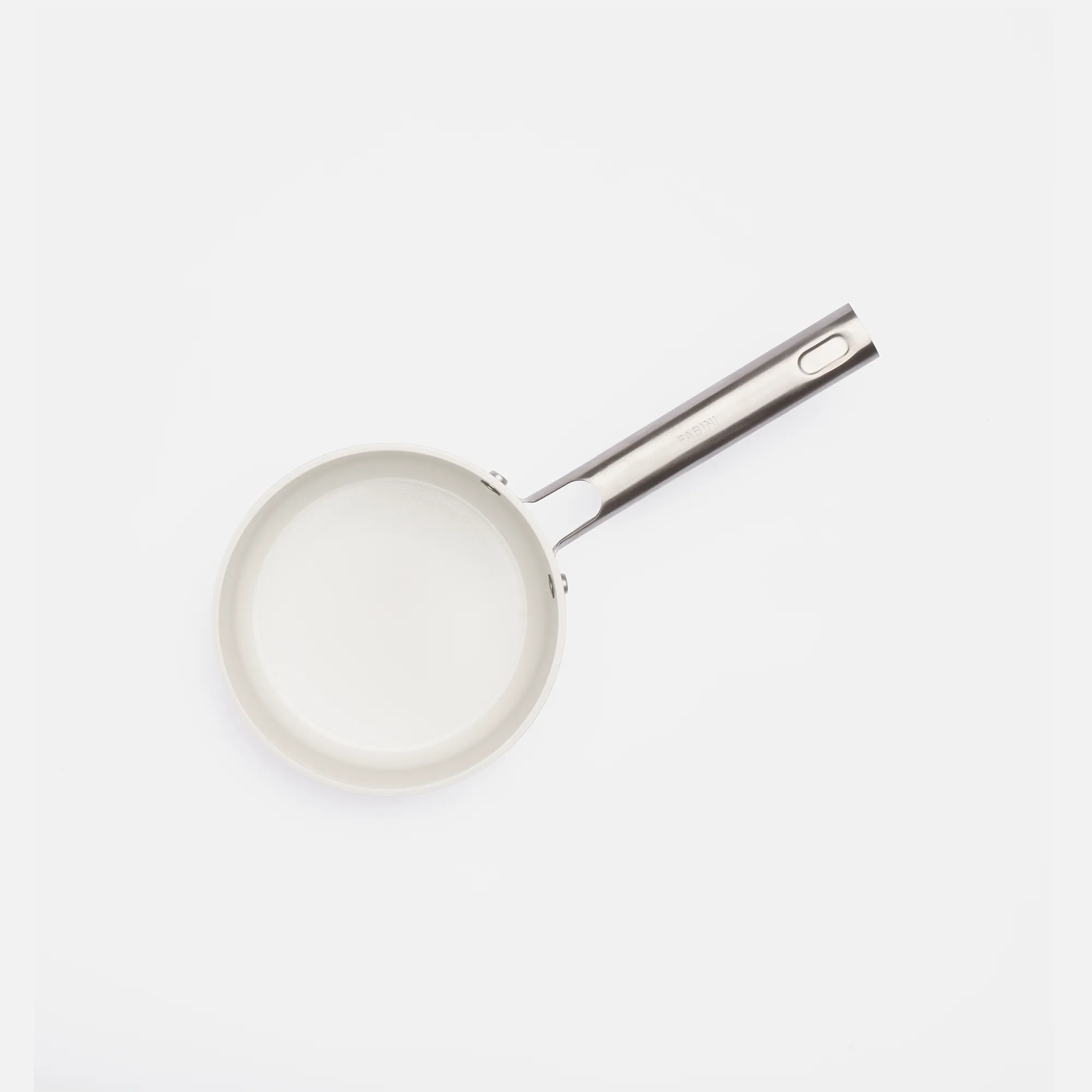 Nyeles lábas Meda 5.0 Standard, ø 16 cm (1,2 l) - Tapadásmentes kerámia bevonatú nyeles lábas fedővel, krémszínű