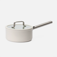 Nyeles lábas Meda 5.0 Standard, ø 20 cm (2,4 l) - Tapadásmentes kerámia bevonatú nyeles lábas fedővel, krémszínű