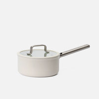 Nyeles lábas Meda 5.0 Standard, ø 20 cm (2,4 l) - Tapadásmentes kerámia bevonatú nyeles lábas fedővel, krémszínű