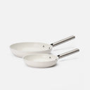 Serpenyő készlet Meda 5.0 Standard, ø 20 cm + ø 26 cm, 2 db - Tapadásmentes kerámia bevonatú serpenyők, krémszínű