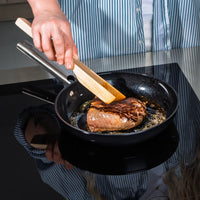 Serpenyő készlet Meda 5.0 Standard, ø 20 cm + ø 26 cm, 2 db - Tapadásmentes kerámia bevonatú serpenyők, zsályazöld