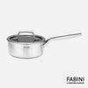 Rozsdamentes lábas hibrid felülettel, fedővel Ø 16 cm (1,2 l)