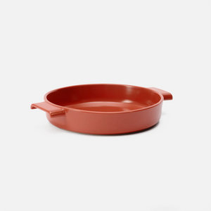 Sütőtál Terra Standard, ø 26 cm - Kerek kerámia sütőtál, piros