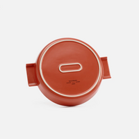 Sütőtál Terra, ø 26 cm - Kerek kerámia sütőtál, piros