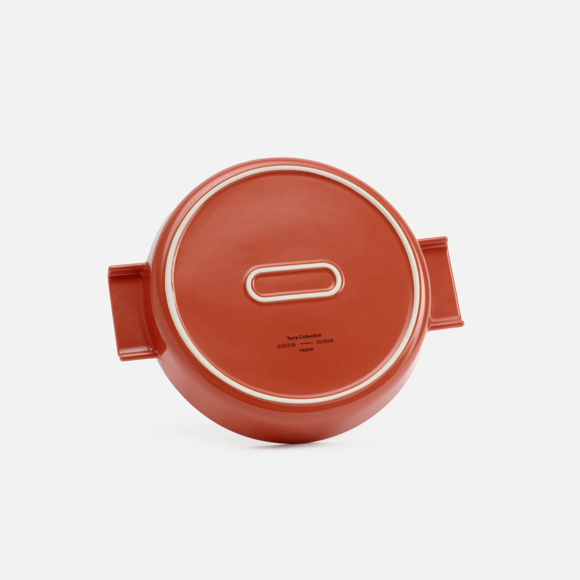 Sütőtál Terra, ø 26 cm - Kerek kerámia sütőtál, piros