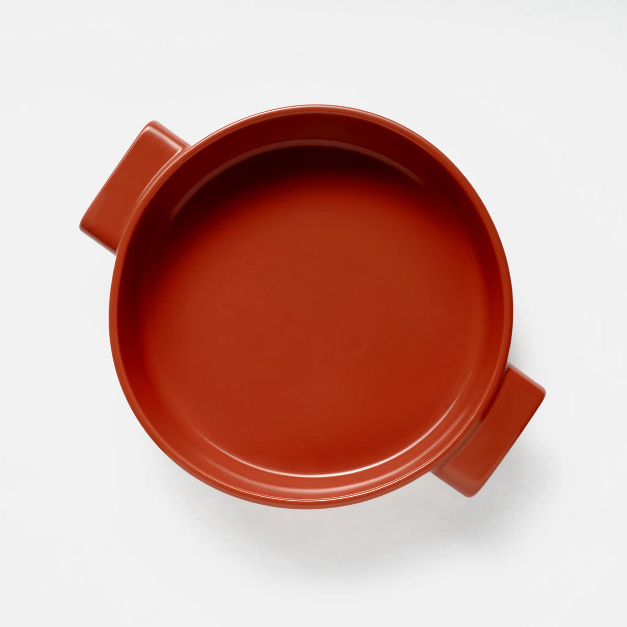 Sütőtál Terra, ø 26 cm - Kerek kerámia sütőtál, piros
