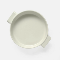 Sütőtál Terra, ø 26 cm - Kerek kerámia sütőtál, krémszínű