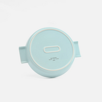 Sütőtál Terra, ø 26 cm - Kerek kerámia sütőtál, világoskék