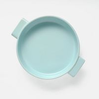 Sütőtál Terra, ø 26 cm - Kerek kerámia sütőtál, világoskék