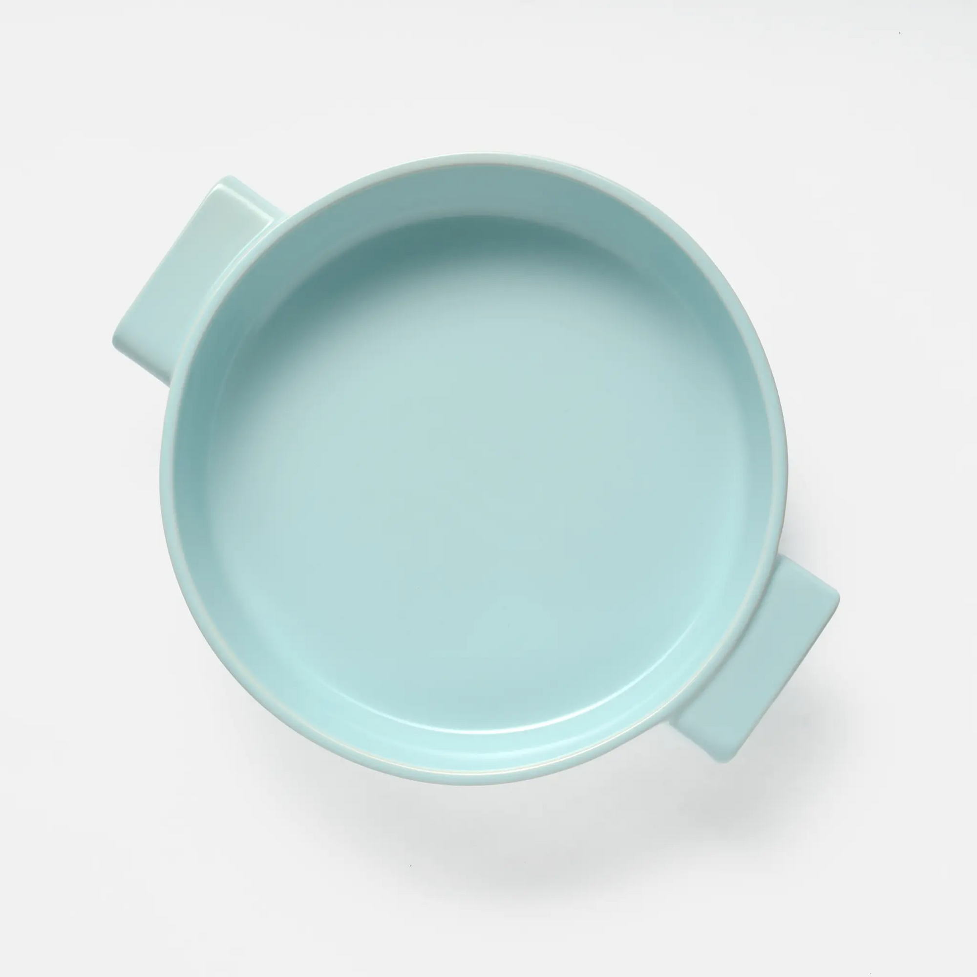 Sütőtál Terra, ø 26 cm - Kerek kerámia sütőtál, világoskék