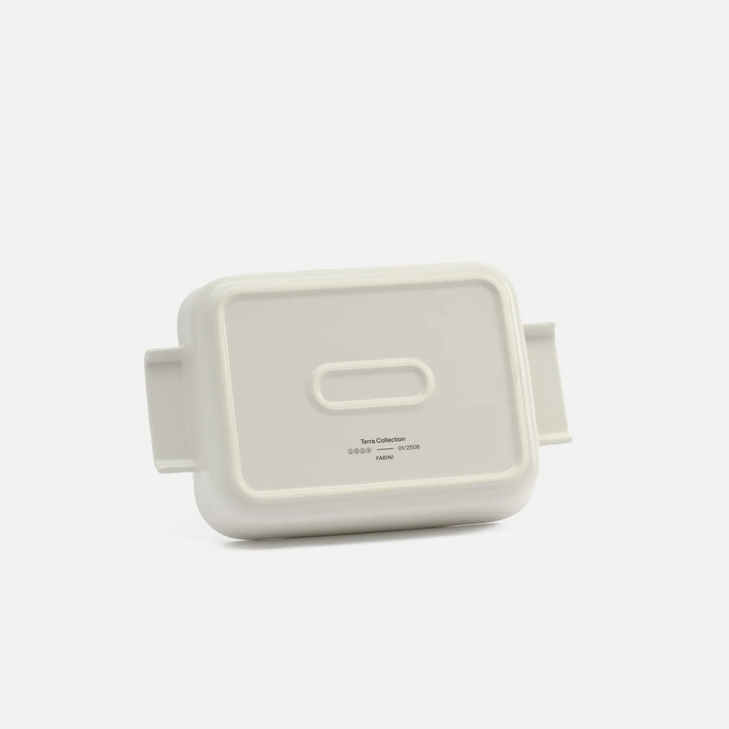 Sütőedény Terra, 24×18 cm - Kerámia sütőtál, krémszínű