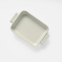 Sütőedény Terra, 24×18 cm - Kerámia sütőtál, krémszínű