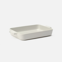 Terra kerámia sütőtál 33 x 24 cm, krémszínű