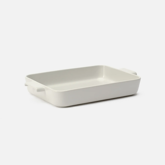 Sütőedény Terra, 33×24 cm - Kerámia sütőtál, krémszínű