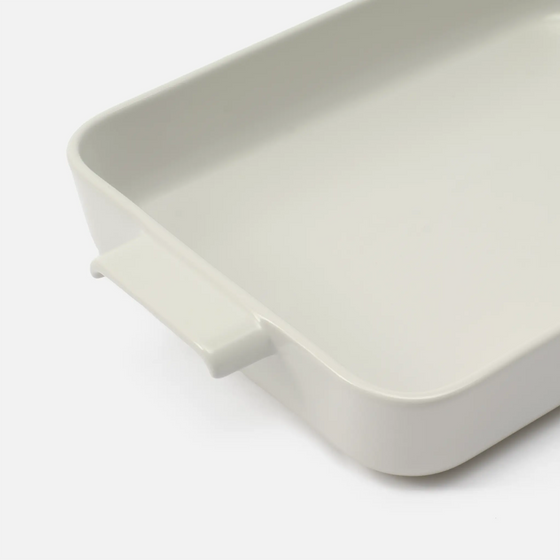 Sütőedény Terra, 33×24 cm - Kerámia sütőtál, krémszínű