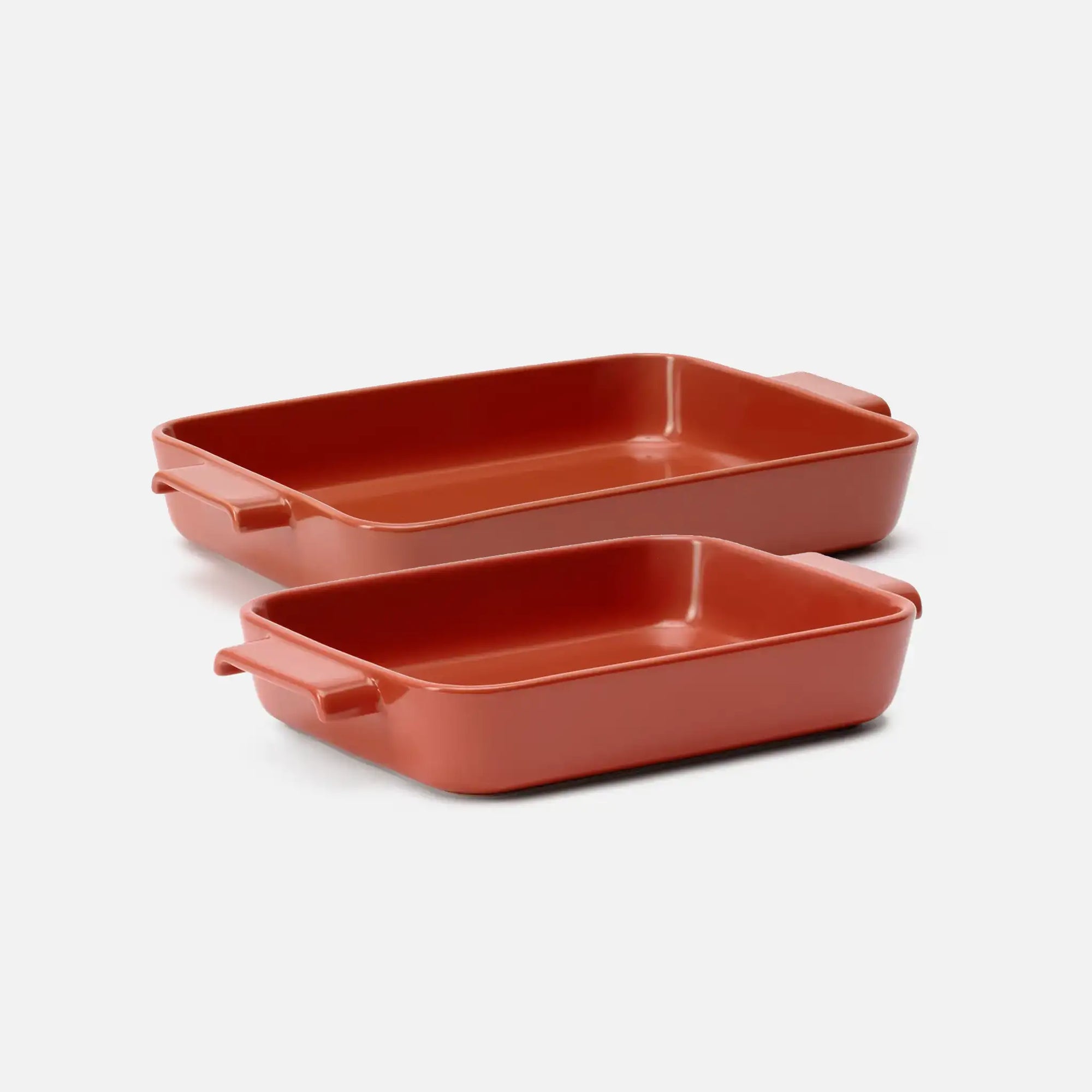 Sütőedény készlet Terra, 2 db - Kerámia sütőtál készlet, piros