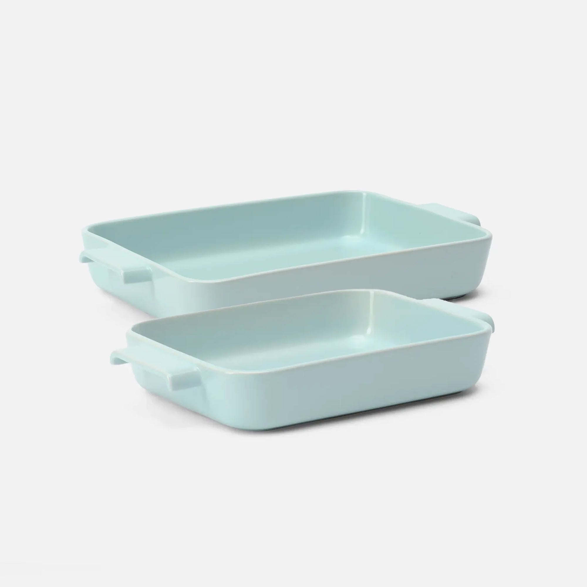 Sütőedény készlet Terra, 2 db - Kerámia sütőtál készlet, világoskék
