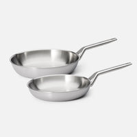 Serpenyő készlet FABINI & Pohlreich 2.0, ø 26 cm + ø 30 cm, 2 db - Szegecs nélküli, többrétegű rozsdamentes acél serpenyők