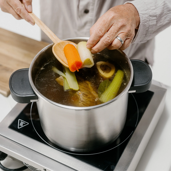 Kukta FABINI & Pohlreich, ø 22 cm (6 l) - Rozsdamentes acél kukta