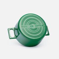 Lábas Mattia 3.0 Standard, ø 26 cm (5,5 l) - Zománcozott öntöttvas lábas fedővel, fényes zöld