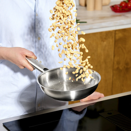 Serpenyő Core Standard, ø 20 cm - Egyrétegű rozsdamentes acél serpenyő, fedő nélkül