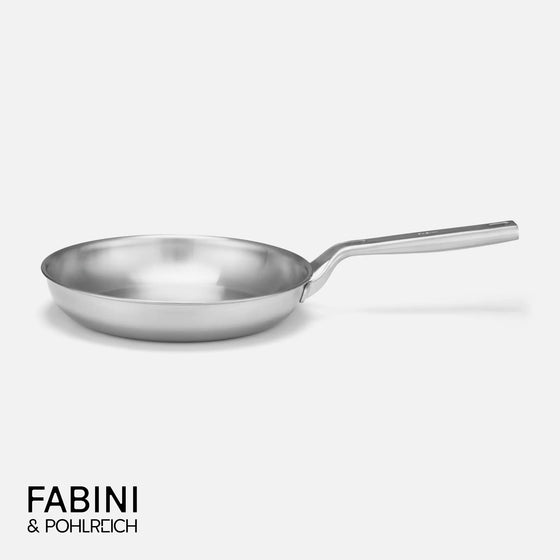 Serpenyő FABINI & Pohlreich, ø 26 cm - Szegecs nélküli serpenyő ötrétegű rozsdamentes acélból, fedő nélkül