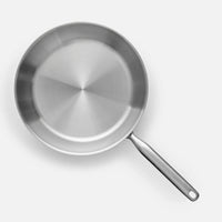 Serpenyő FABINI & Punčochář, ø 30 cm - Szegecs nélküli serpenyő egyrétegű rozsdamentes acélból, fedő nélkül