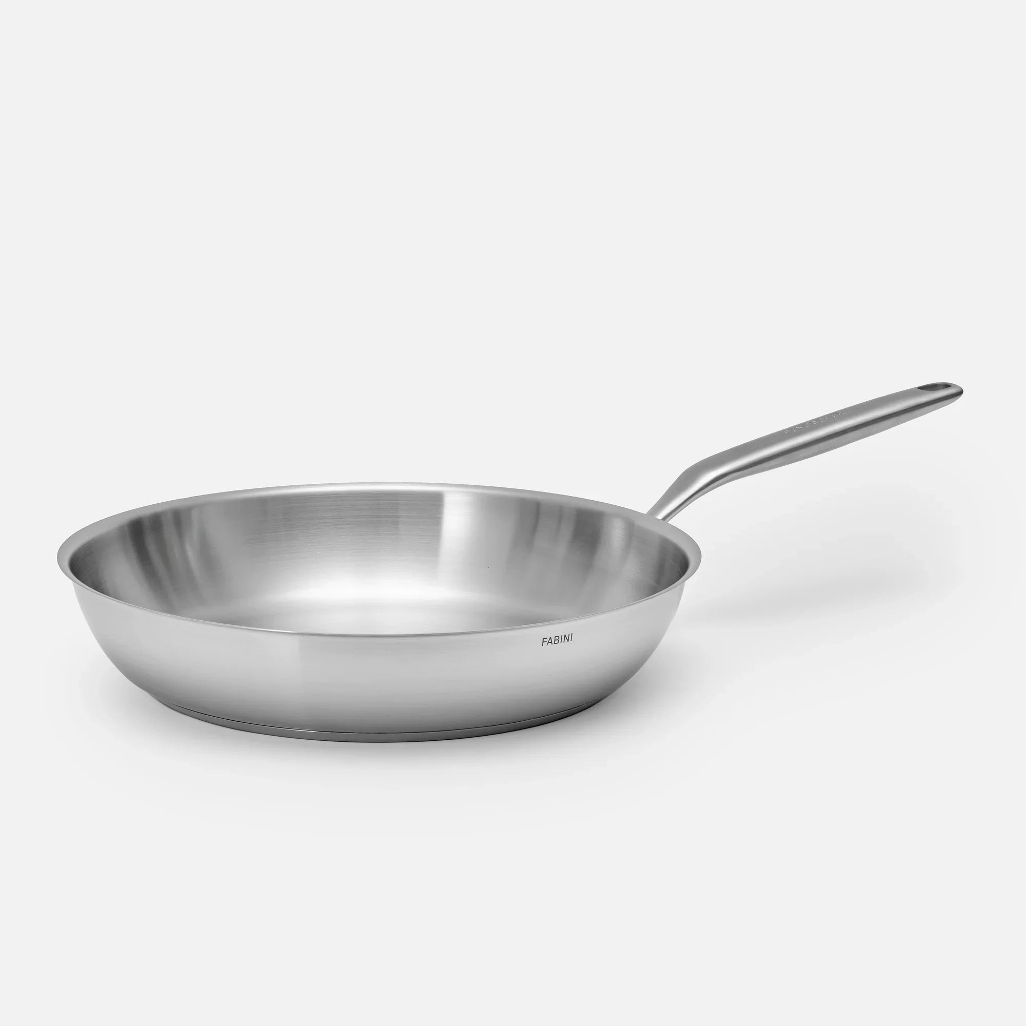 Serpenyő FABINI & Punčochář, ø 30 cm - Szegecs nélküli serpenyő egyrétegű rozsdamentes acélból, fedő nélkül